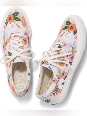 🌸Anchor Lively Floral Lace Up Sneaker from KEDS X RIFLE PAPER CO Collab 9.5🌼